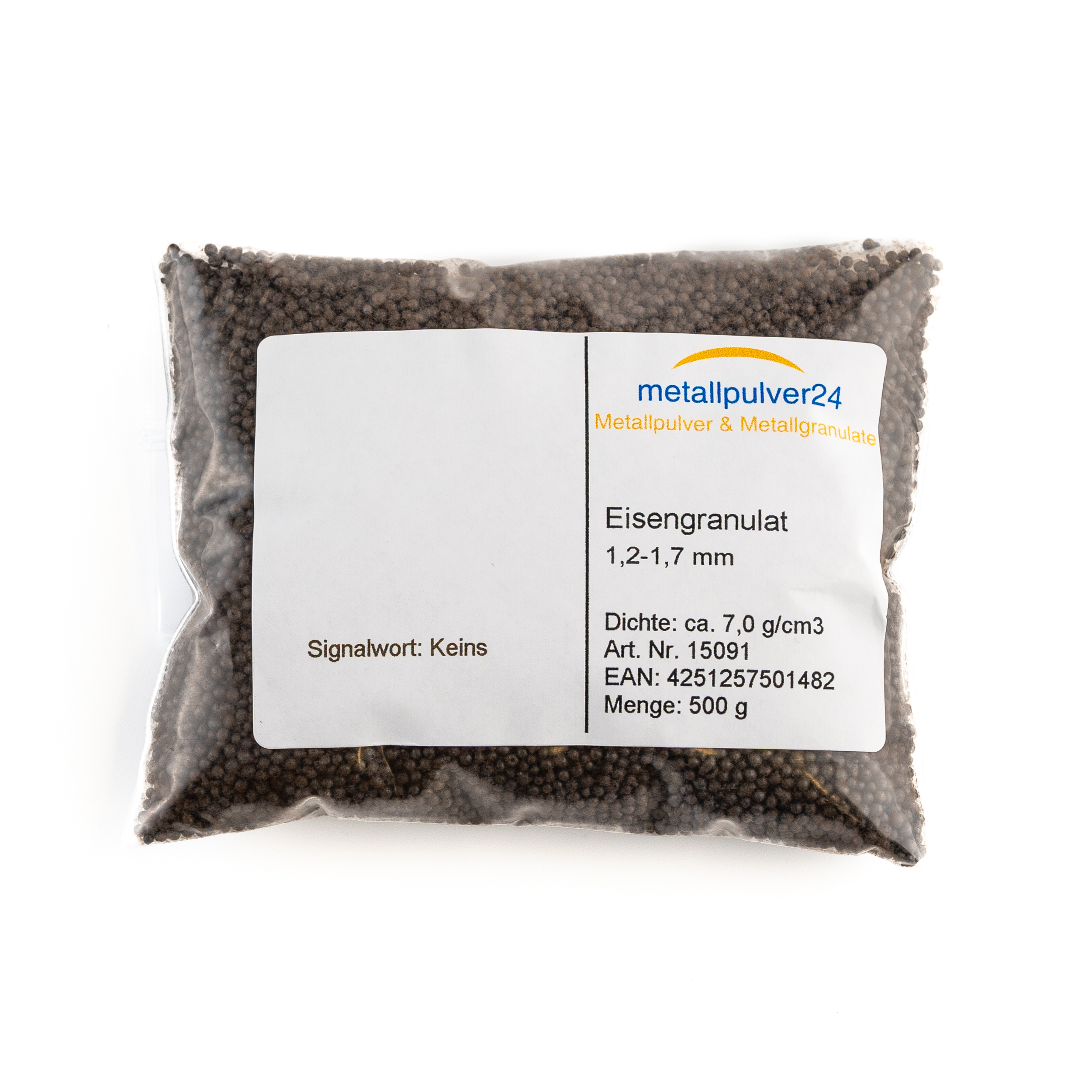 Eisengranulat rund online kaufen bei Metallpulver24